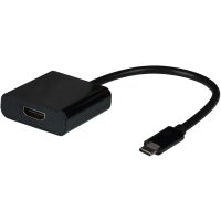 jetrics cable USBC-HDMI-Adapter USB Typ-C - HDMI Adapter, USB Typ C Stecker - HDMI Buchse 4K60Hz, schwarz