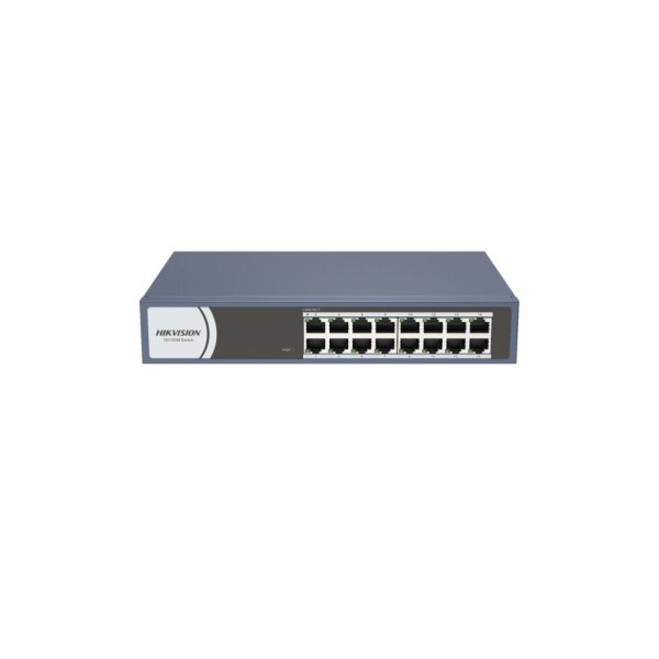 Hikvision DS-3E0116R-O(O-STD) Switch, 16x 100Mbit, 230VAC, unmanaged
