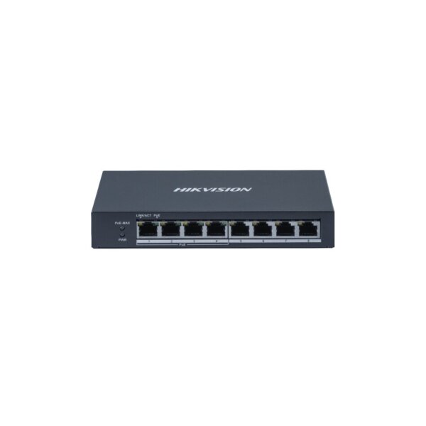 Hikvision DS-3E0508P-O(O-STD) Switch, 8x Gigabit, 4x PoE+, unmanaged, 48 VDC