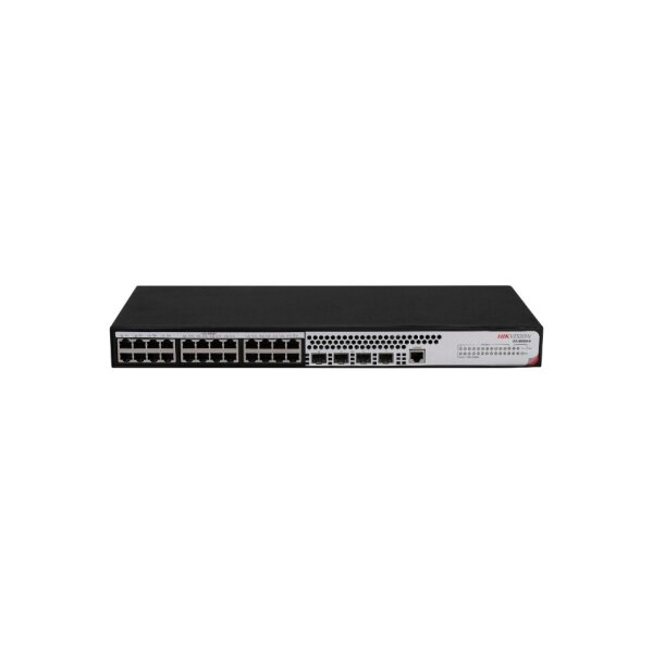 Hikvision DS-3E2528-H(O-STD) Switch, Smart managed, 24x RJ45, 4x SFP, PoE, 230VAC