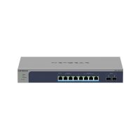 Netgear MS510TXUP-100EUS Gigabit Switch, 10 Ports, smart managed, PoE++, 295W, 2x Gigabit Fiber, Layer2+