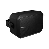 Hanwha Vision SPA-W100B IP Wandlautsprecher, unterstützt PoE und PoE+, Farbe Schwarz