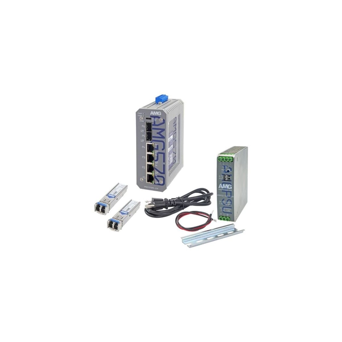 AMG Systems AMG570-4GAT-2S-P120-KS1 Industrieller 6 Port Man