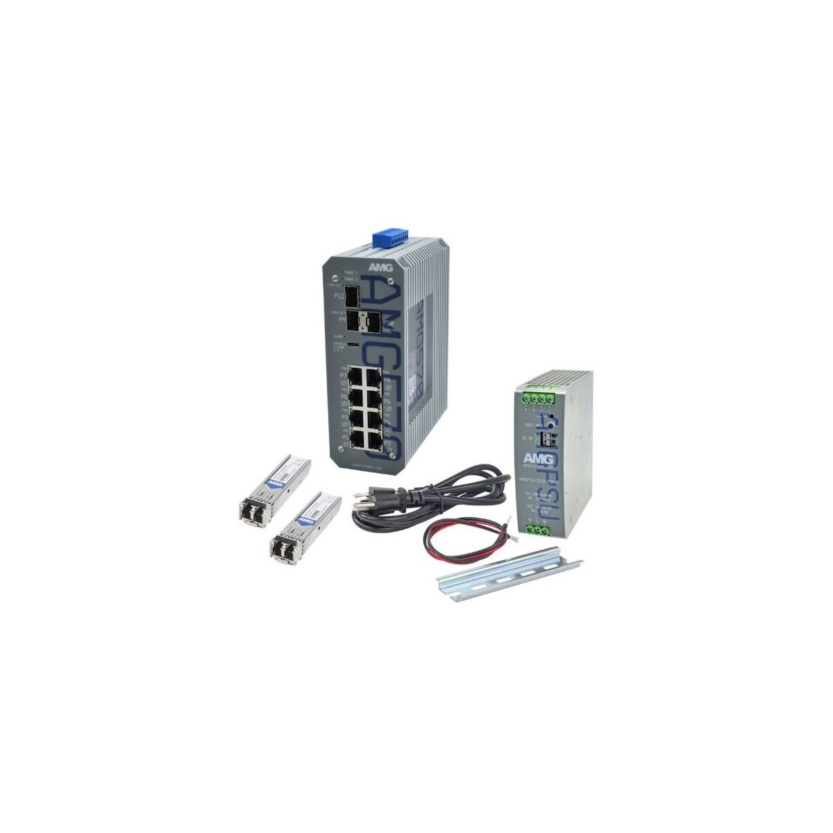 AMG Systems AMG570-8GAT-3S-P240-KM1 Industrieller 11 Port Ma