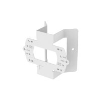 Hanwha Vision SBD-140KMB Eckmontageadapter Abmessungen 121x102.5mm Gewicht 200g, RAL9003