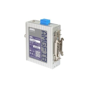 AMG Systems AMGFIB-1VR-S1B Industrieller 1-Kanal CVI/TVI/AHD/CVBS Video Empfänger Singlemode 20 km, 1 Faser, 1550nm ST Connector, 12-36 VDC / 24 VAC Eingangsspannung