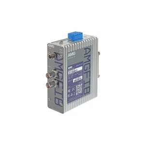 AMG Systems AMGFIB-2VR-S1B Industrieller 2-Kanal CVI/TVI/AHD/CVBS Video Empfänger Singlemode 20 km, 1 Faser, 1550nm ST Connector, 12-36 VDC / 24 VAC Eingangsspannung