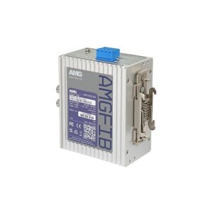 AMG Systems AMGFIB-2VR-3CC-S1B-D Dual Industrieller 2-Kanal CVI/TVI/AHD/CVBS Video Empfänger 2x Kontakt in Videorichtung, 1x in Return, Singlemode 20km, 1 Faser, 1550nm