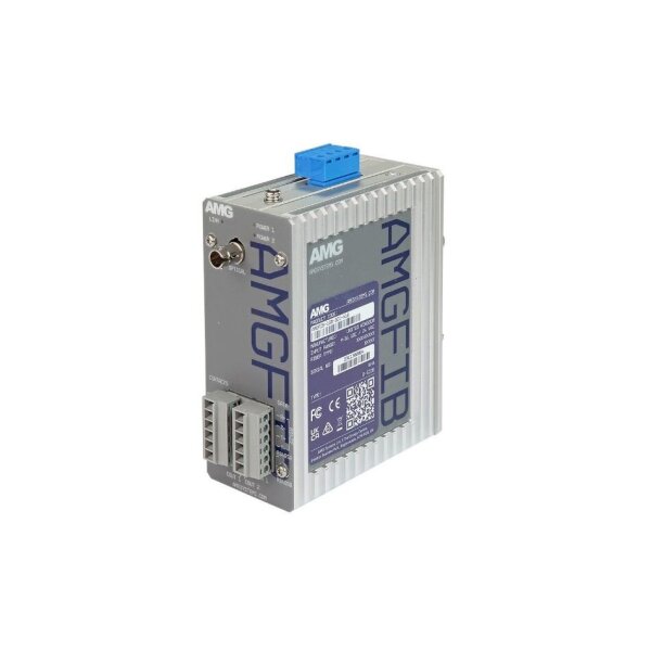 AMG Systems AMGFIB-1SD-3CC-M1B 1x Duplex RS422/485 Serial Data, 2x Kontakt in Richtung A zu B, 1x Kontaktschluss B zu A, Multimode 1Km, 1 Fiber, 1550nm, ST Verbindung