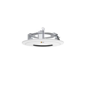 eneo IND-FMH2 Deckeneinbauadapter mit Abdeckring weiß, für Domekamera der IN-Serie