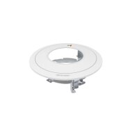 eneo IND-FMH2 Deckeneinbauadapter mit Abdeckring weiß, für Domekamera der IN-Serie