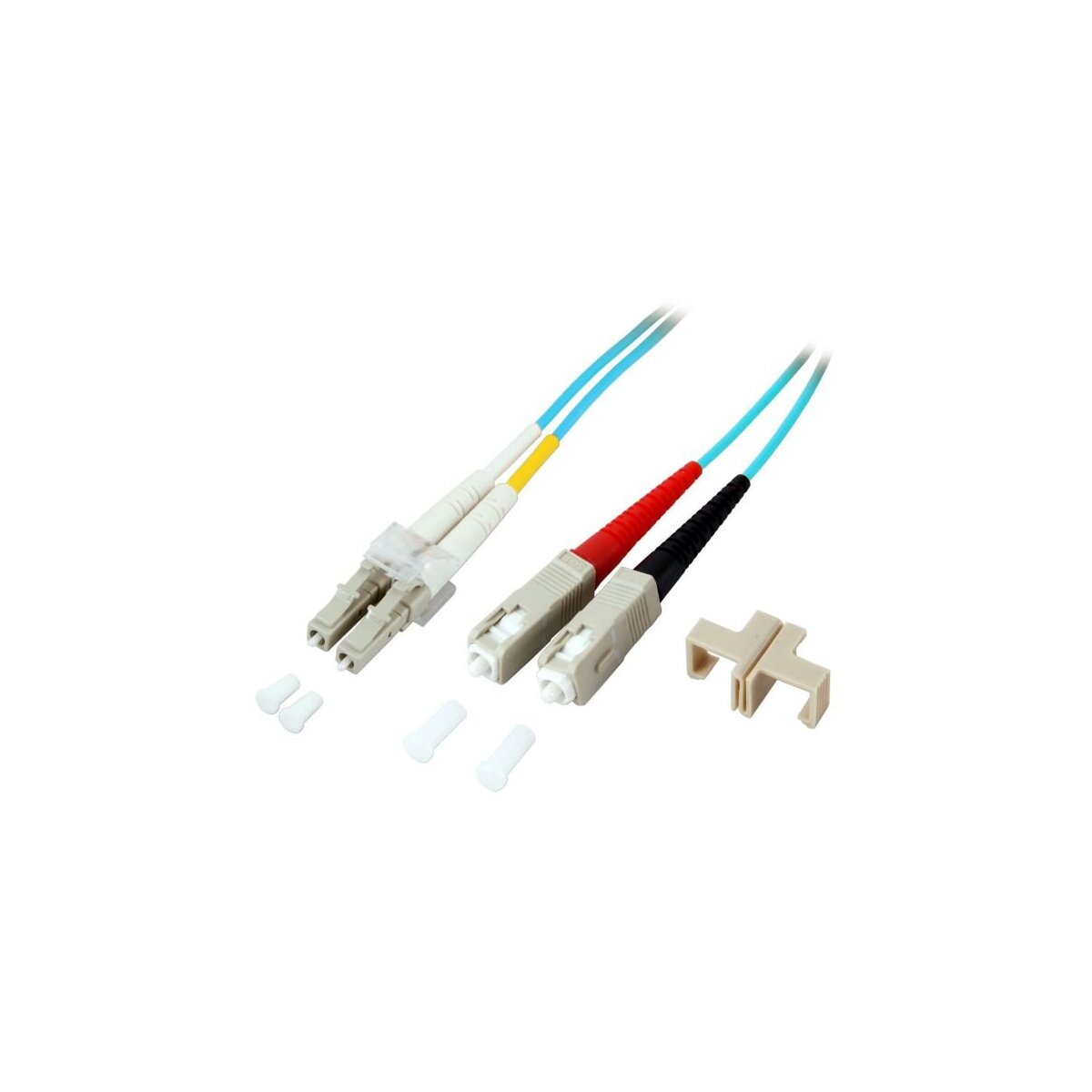 jetrics fiber LC-SC-OM3-2 Duplex Jumper LC-SC 50/125µ,