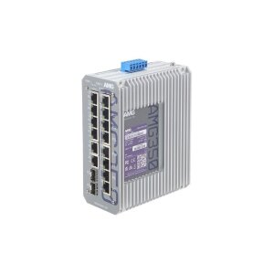 AMG Systems AMG350-14GAT-2S-P300 Industrieller 16 Port Unmanaged Switch, 14 x 10/100/1000BT RJ45 30W & 2 x 100/1000FX SFP Slot