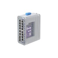 AMG Systems AMG350-14GAT-2S-P300 Industrieller 16 Port Unmanaged Switch, 14 x 10/100/1000BT RJ45 30W & 2 x 100/1000FX SFP Slot