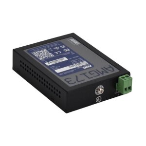 AMG Systems AMG173-1G-1V Industrieller VDSL2 Ethernet Extender, 1 x 10/100/1000BT & 1 x VDSL2 RJ45-Port für UTP, Coax oder Telefon