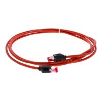 jetrics network 6A-industry-30 RJ45 Patchkabel S/FTP, Cat.6A, TM21, UC900, PUR, 30m, rot