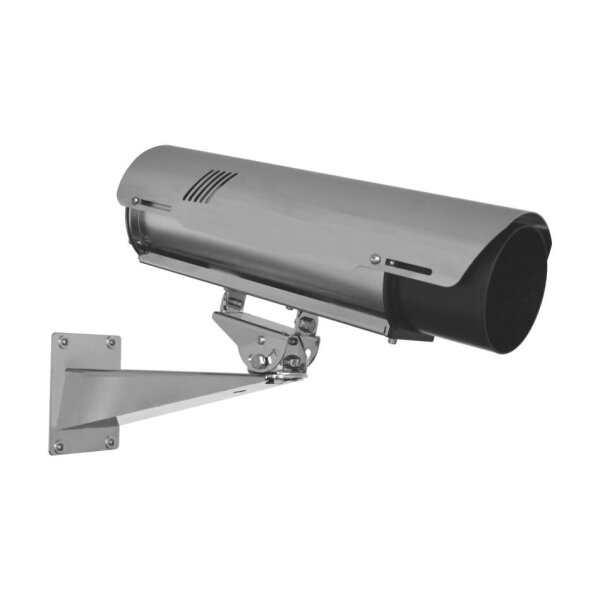 Global Proof KIT CSX815TPOE+TC+ST+RS Wetterschutzgehäuse aus Edelstahl, inklusive Sonnendach, PoE Heizung, IP67, Halterung inklusive