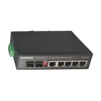 ComNet CNGE6FX2TX4POE Gigabit Switch, 4xRJ45 Gbit, 2x SFP Gbit, 30W PoE
