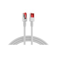 jetrics network 6-05w RJ45 Patchkabel Cat.6 S/FTP LSZH geschirmt, 0,5m, weiß