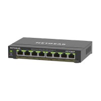 Netgear GS308EP-100PES 8-Port Gb Smart Managed Plus Switch, lüfterlos