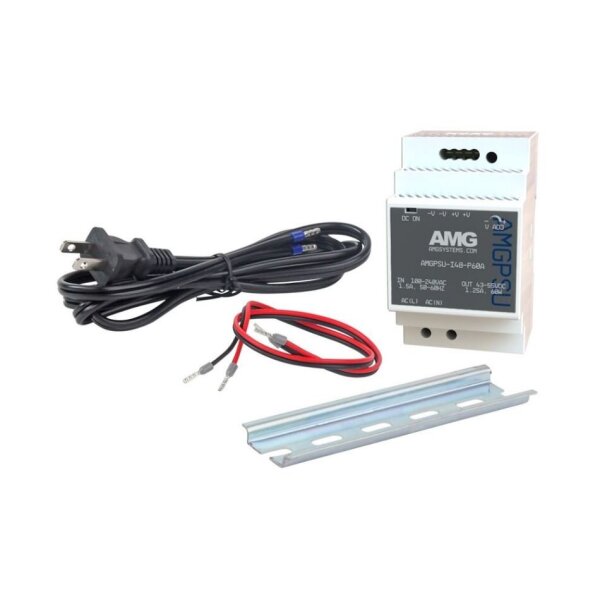AMG Systems AMGPSU-I48-P60A-K 52VDC, 60W (1,15A) industrielles Hutschienennetzteil, inklusive EU Netzkabel