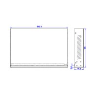 eneo NSUR-1008M0A Gigabit Switch Rack, Unmanaged, 8x PoE, 2xSFP, max. 30W pro Port, internes Netzteil max. 150W