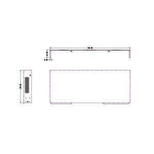 eneo NSUR-1016M0A Gigabit Switch Rack, Unmanaged, 16x PoE, 2xSFP, max. 30W pro Port, internes Netzteil max. 250W