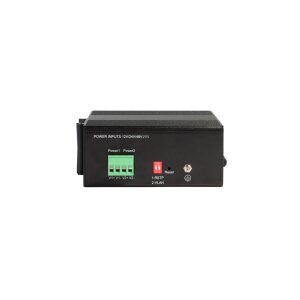 eneo NSUI-3008M0A Gigabit Switch Industrie, Unmanaged, 8x PoE, 2xSFP, max 30W pro Port, -40°C~75°C, 44~57 VDC, ohne Netzteil