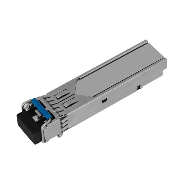 eneo NSFP-20000DLC SFP Modul, 1,25Gbps, 20KM Reichweite, Duplex LC, Tx/Rx bei 1310nm, Hot-Plug, SFP MSA-konform, Digital Monitoring integriert