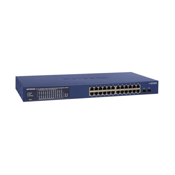 Netgear GS724TPP-300EUS 24-Port Gigabit Smart Managed Switch, PoE+, 380W, 2xSFP