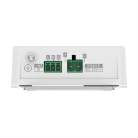 Hanwha Vision SPA-B1000 IP Audio Bridge, interner Speicher 1Gbytes, externer Speicher Micro SD, PoE oder DC 24V