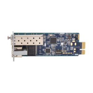 AMG Systems AMG260B-1F-1S Industrieller Blade Medienkonverter Karte, 1 x 10/100BT RJ45 , 1 x 100/1000FX SFP Slot, ohne SFP, DIP Switch, Blade Halterung 1 Slot