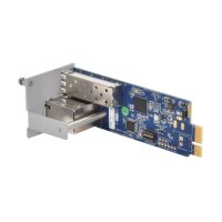AMG Systems AMG260B-2G-1S Industrieller Blade Medienkonverter Karte, 2 x 10/100/1000BT RJ45 , 1 x 100/1000FX SFP Slot, ohne SFP, DIP Switch, Blade Halterung 2 Slot