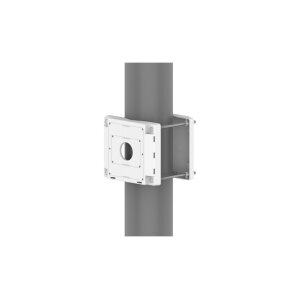 Hanwha Vision SBP-150PMW Masthalterung für Hanwha Kameras und Zubehör Außen, Aluminium, weiß