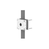 Hanwha Vision SBP-150PMW Masthalterung für Hanwha Kameras und Zubehör Außen, Aluminium, weiß