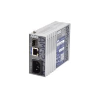 AMG Systems AMG265M-1GBT-1S-P90 Industrieller Mini Medienkonverter, 1 x 10/100/1000BT RJ45 60/90W, 1 x 100/1GBFX SFP, DIN Rail / Wandmontage, IEC Mains Power