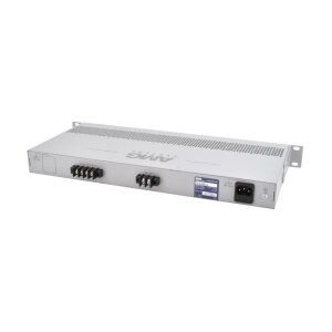 AMG Systems AMG2036-RP-AD "Baugruppenträger für AMG Blade Rack Module, 18 Slots, 1HE, 19"" Schrankeinbau, integriertes Netzteil 12VDC @ 114W, 85-264 VAC IEC Mains Power"