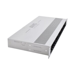 AMG Systems AMG2036-RP-AD "Baugruppenträger für AMG Blade Rack Module, 18 Slots, 1HE, 19"" Schrankeinbau, integriertes Netzteil 12VDC @ 114W, 85-264 VAC IEC Mains Power"