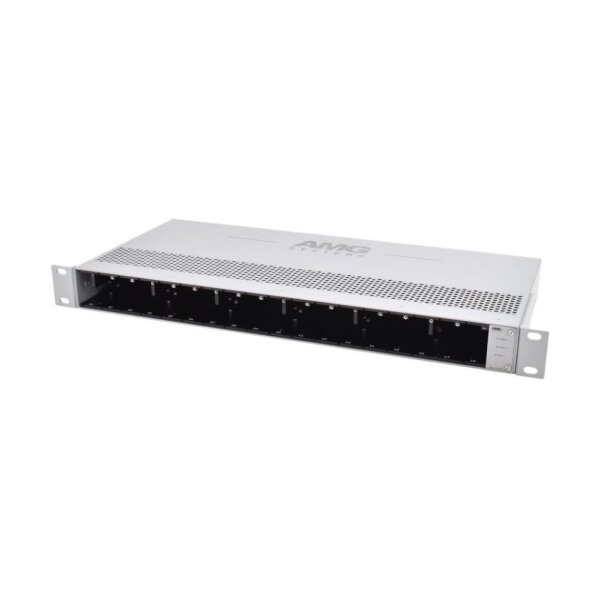 AMG Systems AMG2036-RP-DD "Baugruppenträger für AMG Blade Rack Module, 18 Slots, 1HE, 19"" Schrankeinbau, zwei externe redundante 12VDC Stromanschlüsse"