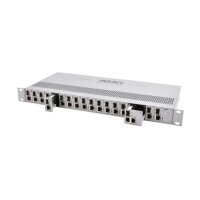 AMG Systems AMG2036-RP-DD "Baugruppenträger für AMG Blade Rack Module, 18 Slots, 1HE, 19"" Schrankeinbau, zwei externe redundante 12VDC Stromanschlüsse"