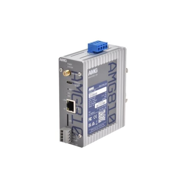 AMG Systems AMG810-1F Stratum 1 Netzwerk-Zeitserver 1 x 10/100Base-T(x) RJ45 Port, 1 x GNSS Input, 1 x PPS Input/Output, 1 x Digital Output