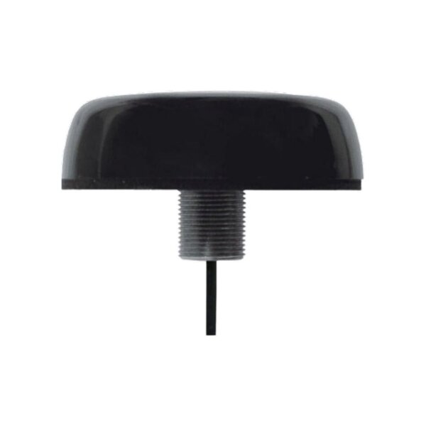 AMG Systems AMGANT-G1-ODA5-4.5B 360° Omni-Antenne, 1x GNSS 5dBi Gain SMA-Typ Stecker, 4,5m RG174 Kabel, IP65, Oberflächenmontage, schwarz