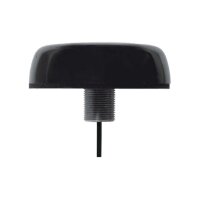 AMG Systems AMGANT-G1-ODA5-4.5B 360° Omni-Antenne, 1x GNSS 5dBi Gain SMA-Typ Stecker, 4,5m RG174 Kabel, IP65, Oberflächenmontage, schwarz