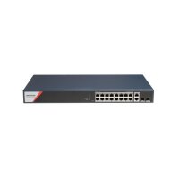 Hikvision DS-3E1520HP-SI-16P2T2F(O-STD) Ethernet Switch, Smart Managed, 16x RJ45, 2x SFP, PoE 230W