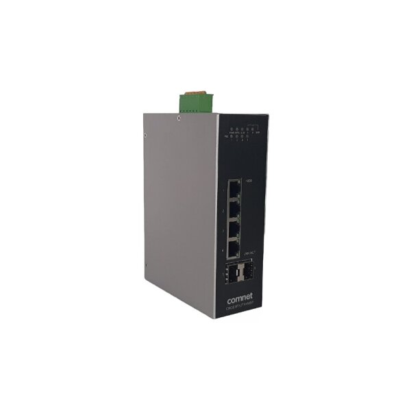 ComNet CNGE6FX2TX4MSP Ethernet Switch, managed, 4x RJ45 Gbit, 2x SFP, PoE