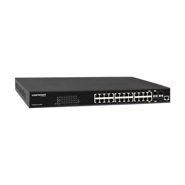 ComNet CWG26F4T22MP Ethernet Switch, managed, Gigabit, 22x RJ45, 4x SFP, PoE
