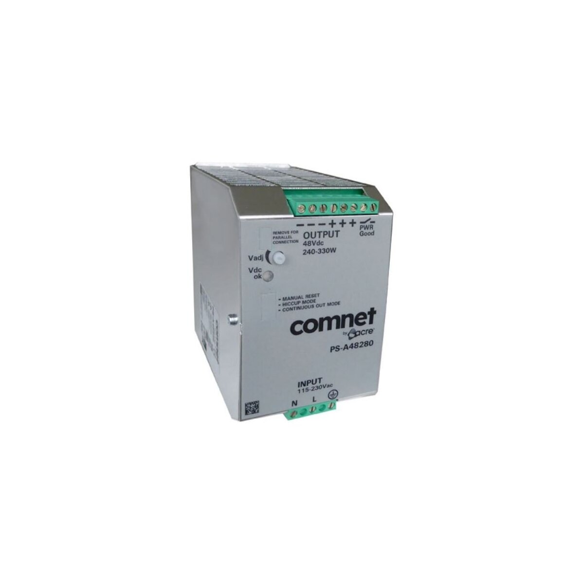 ComNet PS-A48280 Netzteil, 48VDC, 280 Watt, DIN-Rail