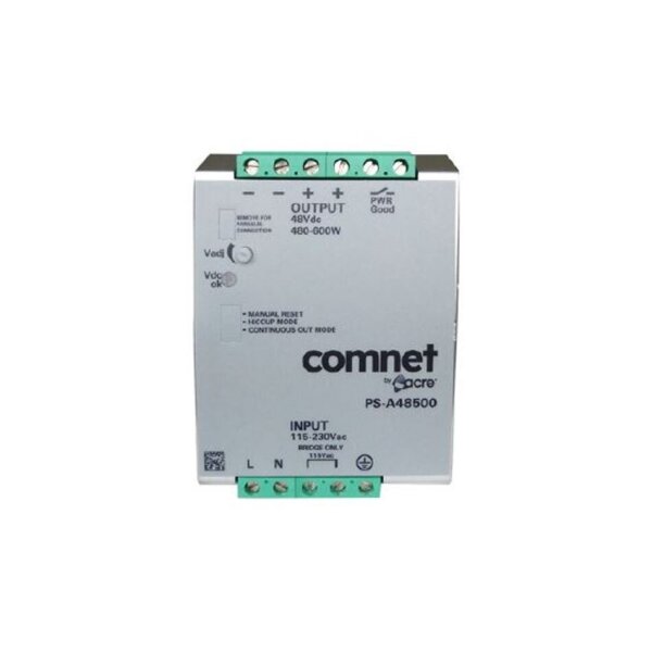 ComNet PS-A48500 Netzteil, 48VDC, 500 Watt, DIN-Rail