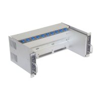 AMG Systems AMG2034-56-RP-AA Baugruppenträger für AMG Hutschienengeräte, ausziehbar, 4HE, doppel redundante 56VDC 1000W Netzteile integriert, 10 x 56VDC Anschlüsse