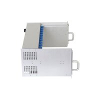 AMG Systems AMG2034-56-RP-AA Baugruppenträger für AMG Hutschienengeräte, ausziehbar, 4HE, doppel redundante 56VDC 1000W Netzteile integriert, 10 x 56VDC Anschlüsse